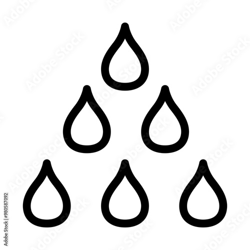 Rain drops icon