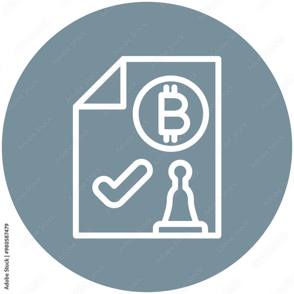 Proof of Authority vector icon illustration of Cryptocurrency iconset. Proof of Authority vector icon illustration of Cryptocurrency iconset.