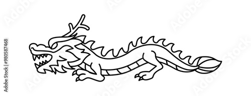 Dragon graphic illustration