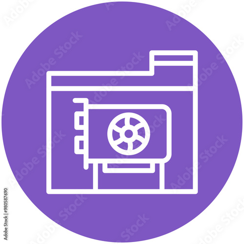 Mining Farm vector icon illustration of Cryptocurrency iconset.