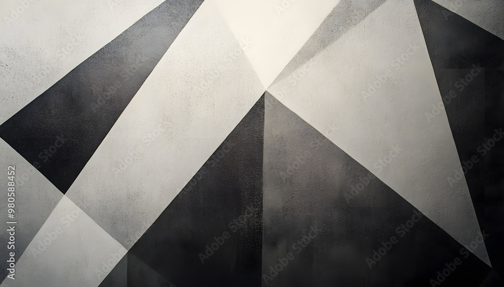 Clean, sharp geometric patterns in neutral tones, giving off a sleek, modern vibe Clean, sharp geometric patterns in neutral tones, giving off a sleek, modern vibe