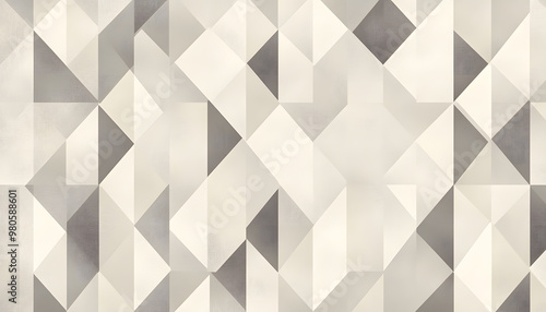 Clean, sharp geometric patterns in neutral tones, giving off a sleek, modern vibe
