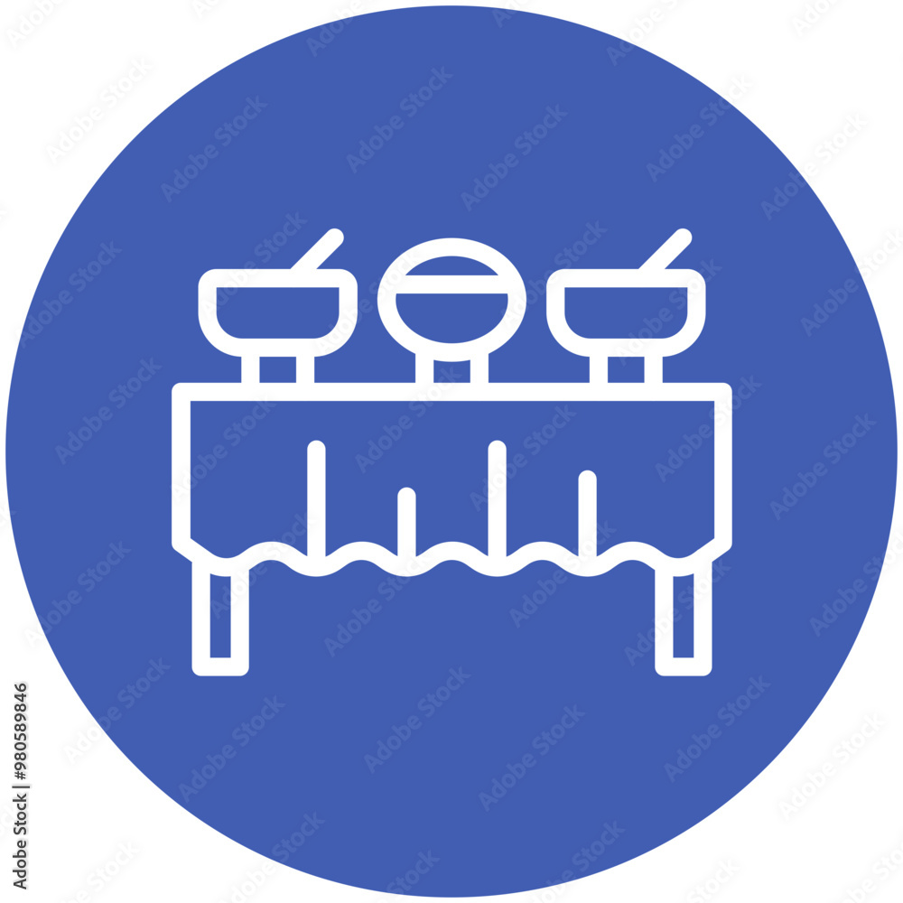 Buffet vector icon illustration of Catering iconset. Buffet vector icon illustration of Catering iconset.