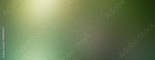 Natural Green Gradient Background with a Grainy Texture