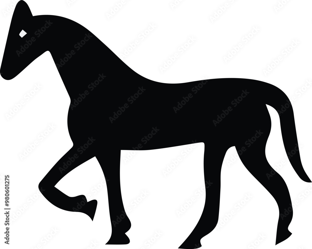 Horse icon symbol vector image Illustration
