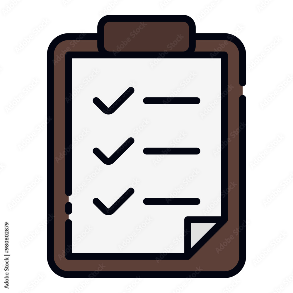 Assignments filled line icon Assignments filled line icon