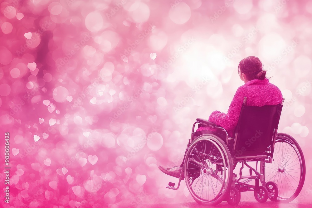 Love Disabled Pink Love Background Love Disabled Pink Love Background