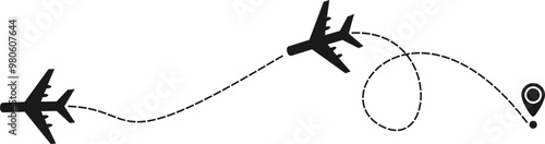 Airplane Route Line