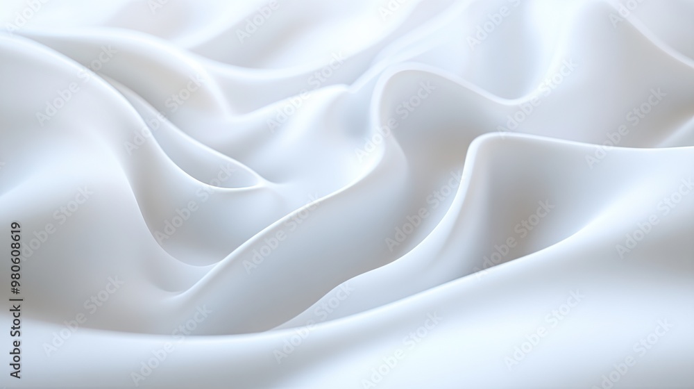 Fototapeta premium A clean and sleek abstract white background, featuring smooth textures and a subtle, modern feel.