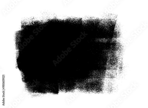 Grunge Roller Brush Stroke Paint Texture Background Vector