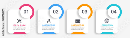 infographic elements data visualization vector design template. Can be used for steps, options, business process, workflow, diagram, flowchart, timeline, marketing. Bundle info graphics.