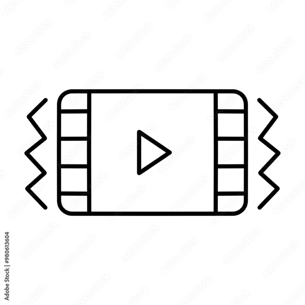 video stabilizer icon, vector illustration video stabilizer icon, vector illustration