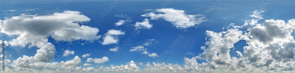 blue sky hdri 360 panorama with white clouds with zenith for use in 3d graphics as sky dome or edit drone shot as sky replacement blue sky hdri 360 panorama with white clouds with zenith for use in 3d graphics as sky dome or edit drone shot as sky replacement