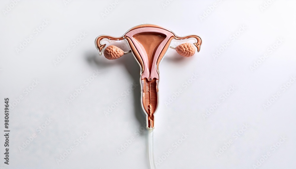 Female reproductive system model Female reproductive system model
