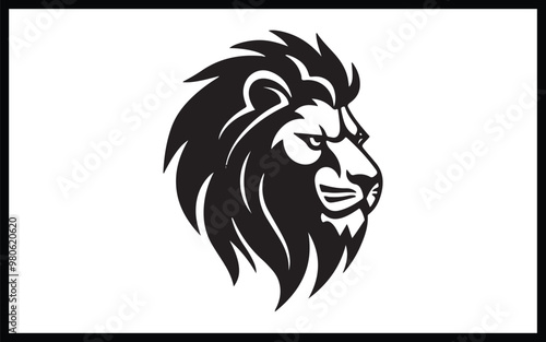 Wallpaper Mural Lion - High Quality Vector Logo - Vector illustration ideal for  Torontodigital.ca