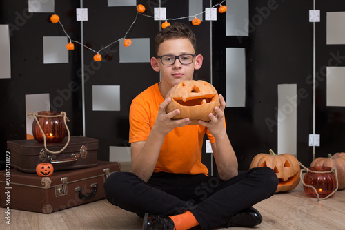 Halloween photo shoot in the studio