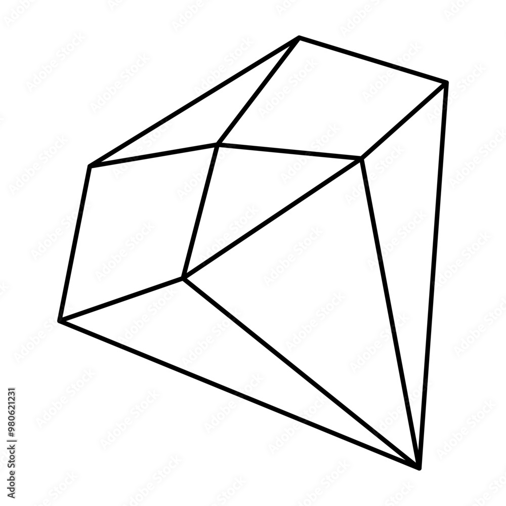 Trendy design icon of diamond Trendy design icon of diamond