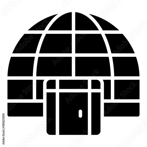 Dome glyph icon