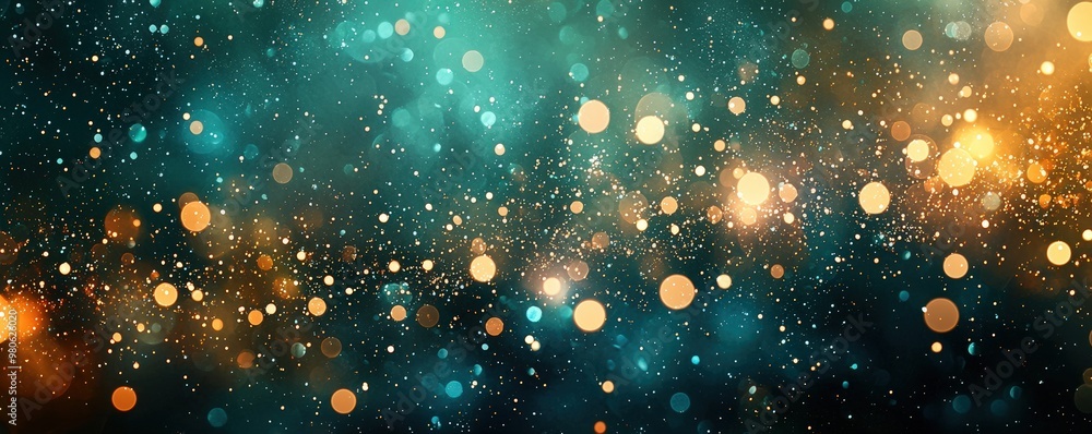 A rich, blurred Christmas background featuring deep green and blue shades intertwined with golden accents, creating a luxurious and festive atmosphere that exudes warmth and elegance. watercolor A rich, blurred Christmas background featuring deep green and blue shades intertwined with golden accents, creating a luxurious and festive atmosphere that exudes warmth and elegance. watercolor