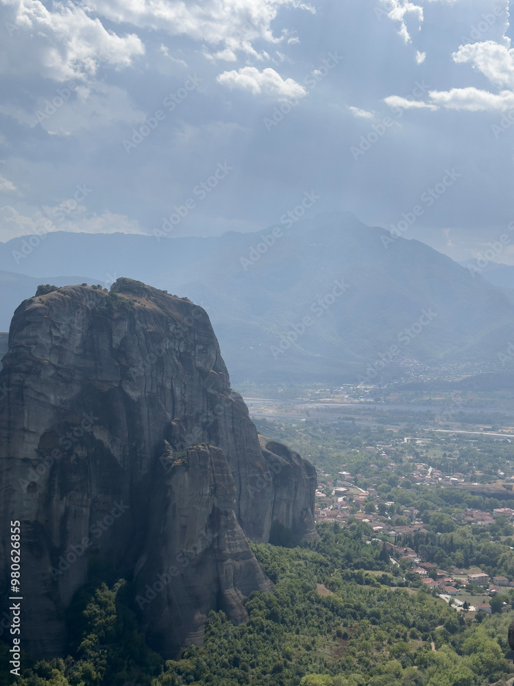 Naklejka premium Landscape of Meteora, Greece