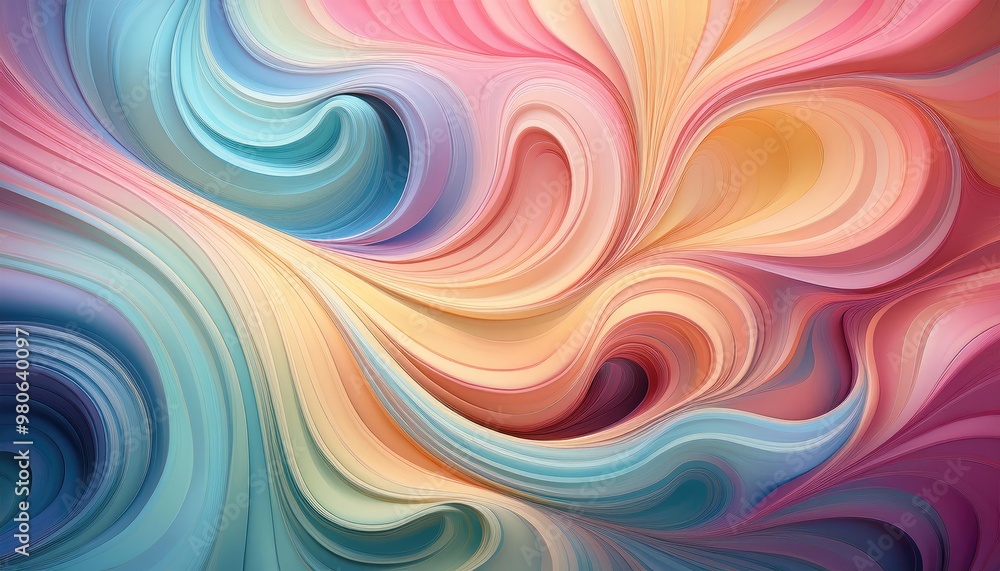 Abstract swirls of color Abstract swirls of color