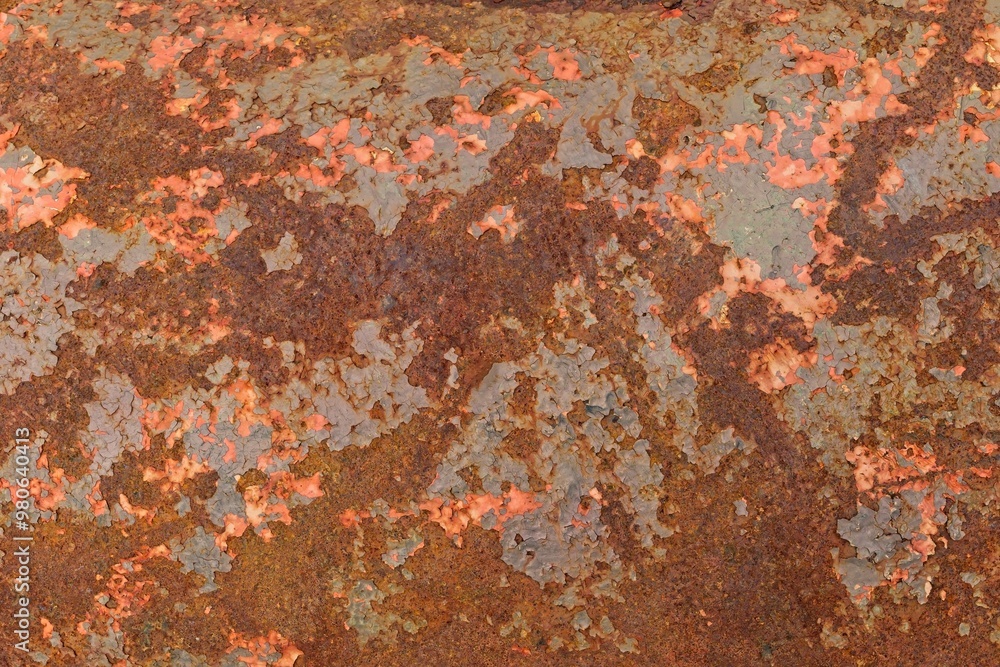 Closeup of old and rusty metal, useful for grunge backgrounds. Closeup of old and rusty metal, useful for grunge backgrounds.