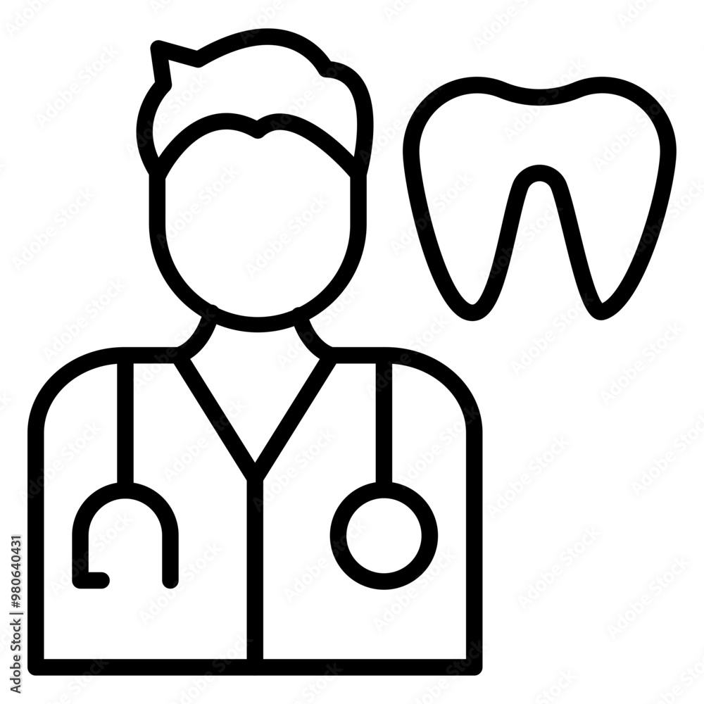 Dentist icon style Dentist icon style