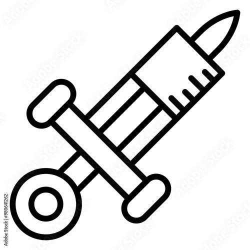 Tattoo Anesthetic icon style