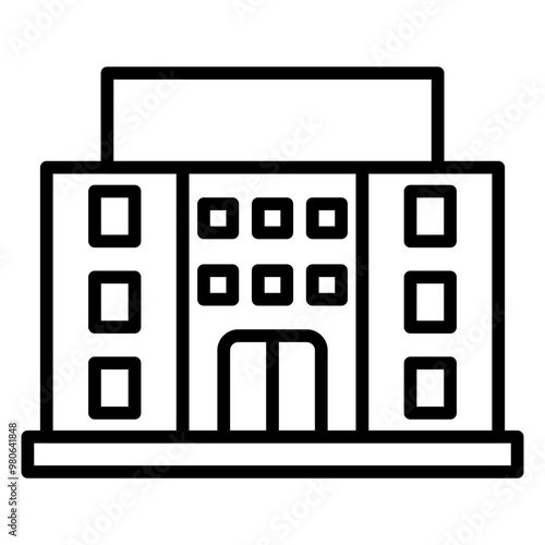Hotel icon style