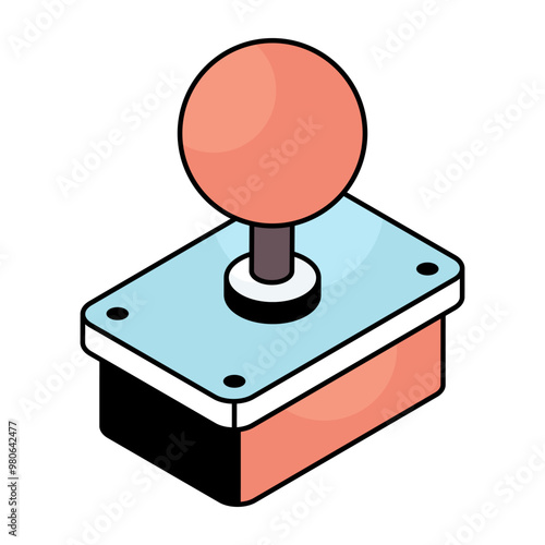 Modern design icon of joystick 