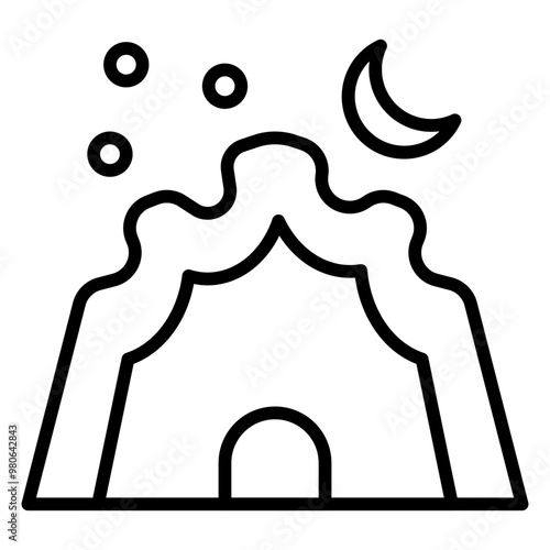 Cave icon style