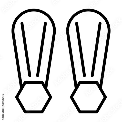Hair Pin icon style