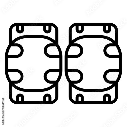 Elbow Pads icon style