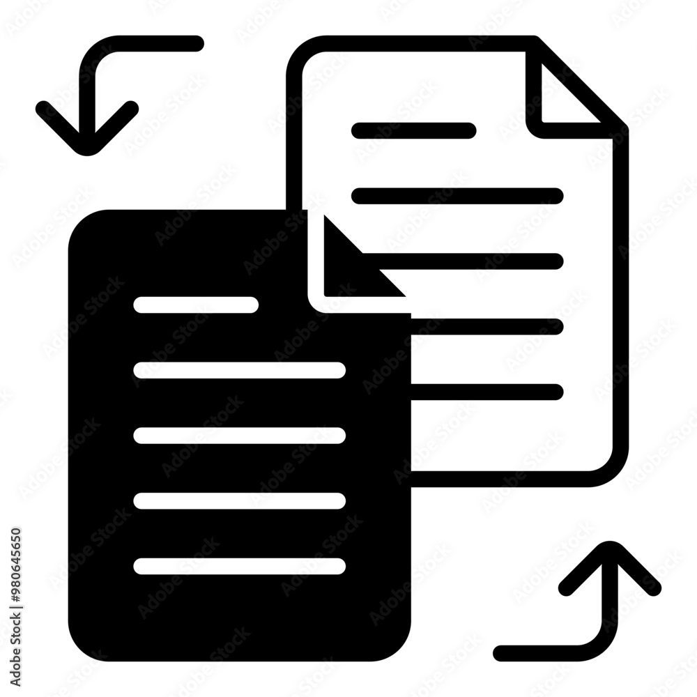 File Sharing line glyph icon File Sharing line glyph icon