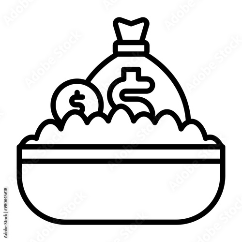 Money Laundering icon style