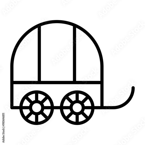 Wagon icon style