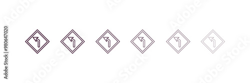 left curve sign outline icon. Linear vector from user interface concept. 6 different line style left curve sign icon included thin, light, regular, medium, bold, black Free Download left curve sign outline icon. Linear vector from user interface concept. 6 different line style left curve sign icon included thin, light, regular, medium, bold, black - GFXLoad