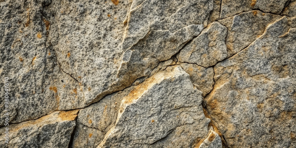 Weathered grey granite and concrete rock face texture background featuring cracked, rough surface with intricate grain, noise, and gradient details in raw, natural tones. Weathered grey granite and concrete rock face texture background featuring cracked, rough surface with intricate grain, noise, and gradient details in raw, natural tones.
