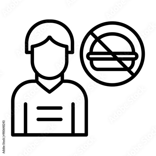 Eating Disorders icon style