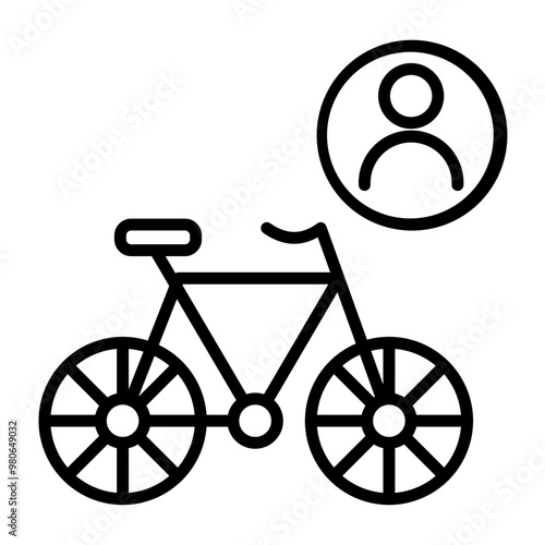 Cycling Tour icon style