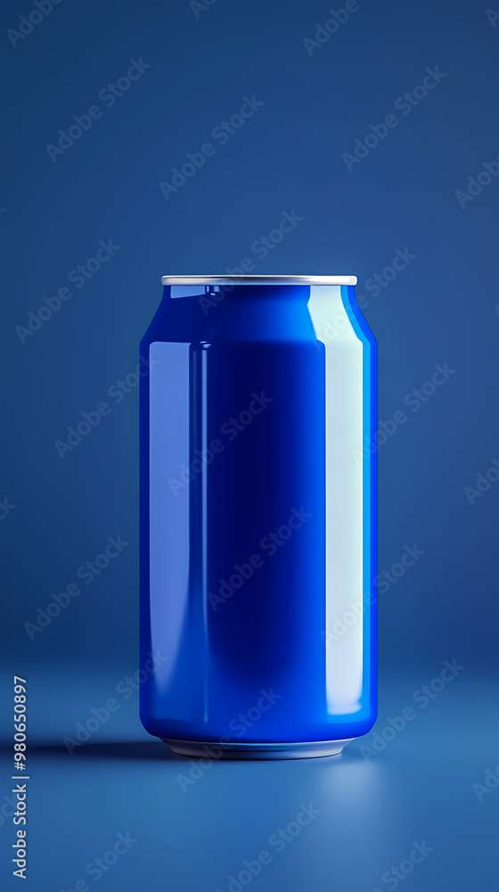 Refreshing blue can design Refreshing blue can design