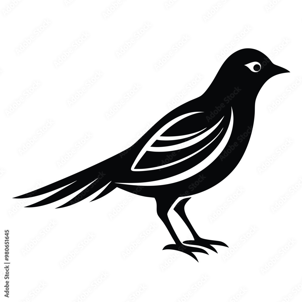 Obraz premium bird silhouette design vector
