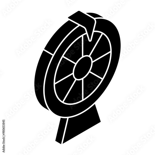 Premium download icon of fortune wheel 