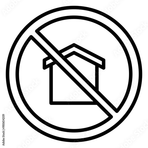 No House icon style