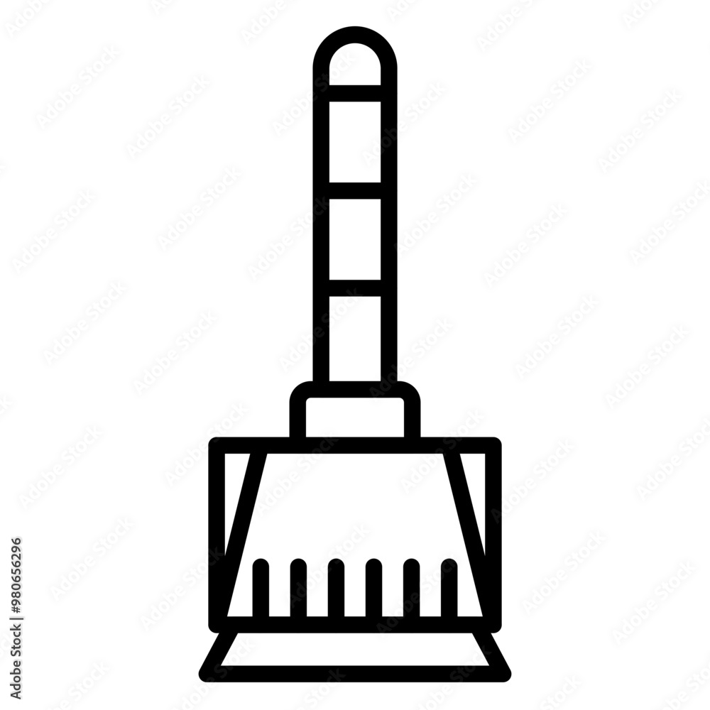 Dustpan icon style Dustpan icon style