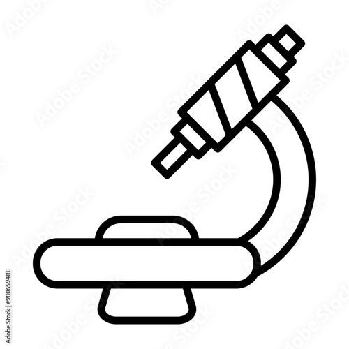 Microscope icon style