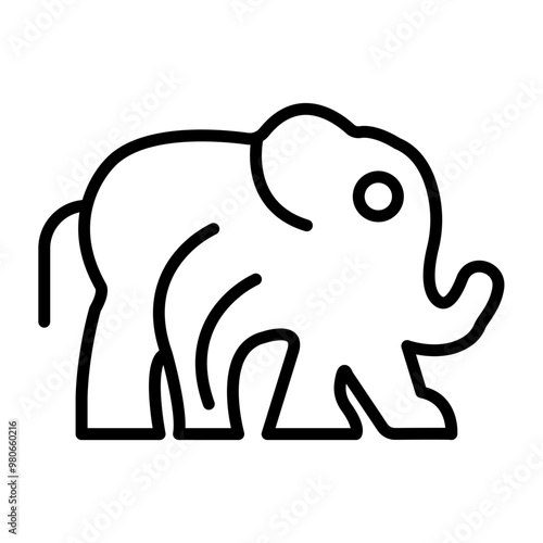 Elephant icon style