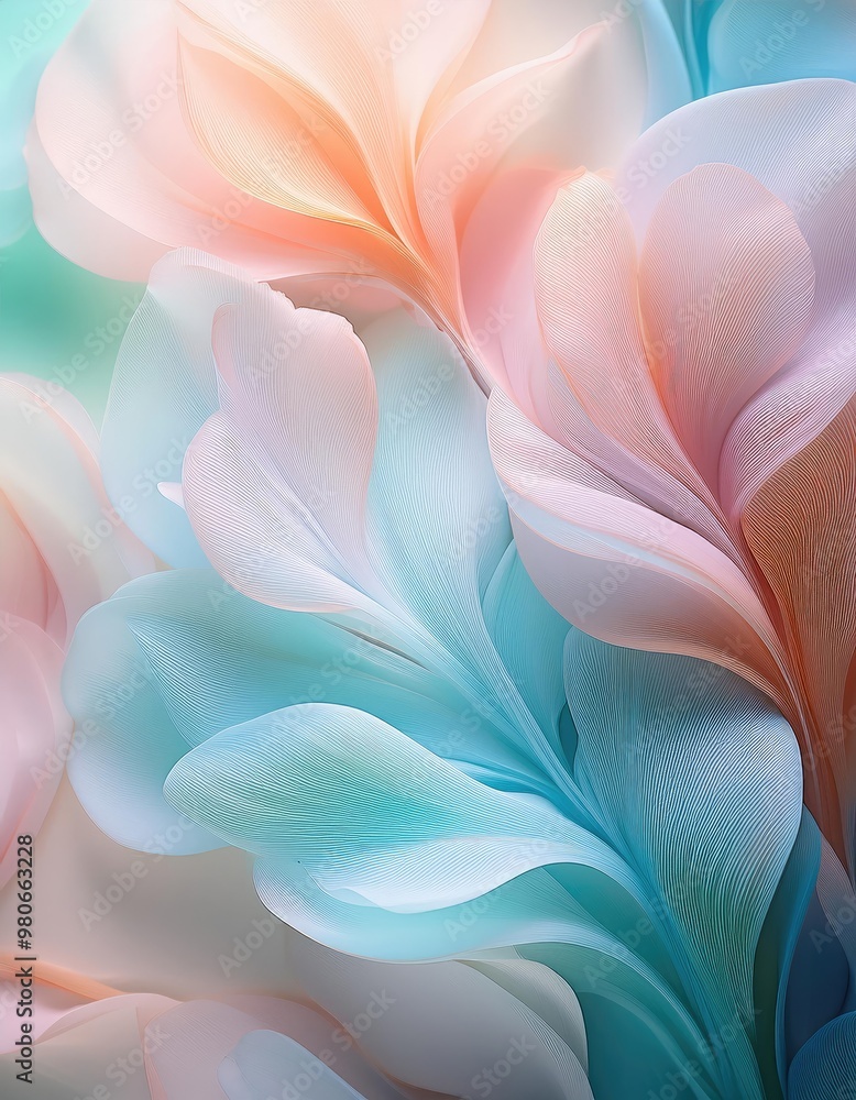 Soft pastel flower petals Soft pastel flower petals