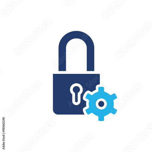 privacy system protection colored icon vector design good for web or mobile app