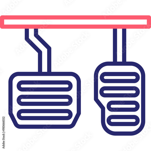 Brake Pedal Icon